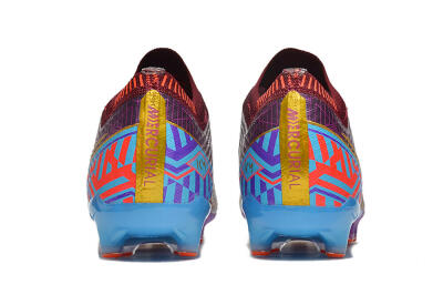 Nike Air Zoom Mercurial Vapor 15 Elite AG Low-Tops Football Boots - Red/Gold/Blue