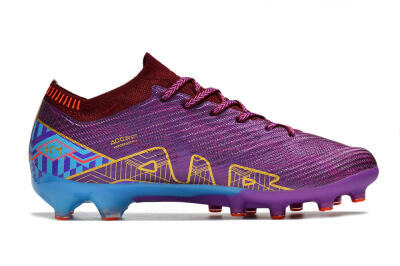 Nike Air Zoom Mercurial Vapor 15 Elite AG Low-Tops Football Boots - Red/Gold/Blue