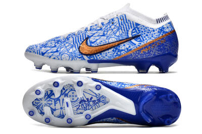 Nike Air Zoom Mercurial Vapor 15 Elite AG Low-Tops Football Boots - Blue/White