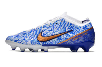 Nike Air Zoom Mercurial Vapor 15 Elite AG Low-Tops Football Boots - Blue/White