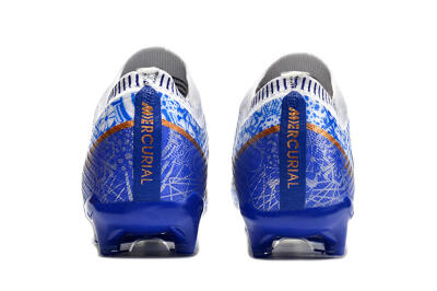 Nike Air Zoom Mercurial Vapor 15 Elite AG Low-Tops Football Boots - Blue/White