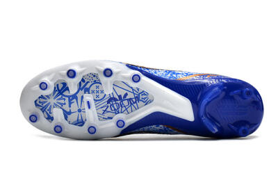 Nike Air Zoom Mercurial Vapor 15 Elite AG Low-Tops Football Boots - Blue/White