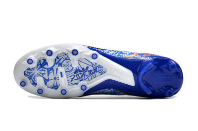 Nike Air Zoom Mercurial Superfly 9 Elite AG High-Tops Football Boots - Blue/White