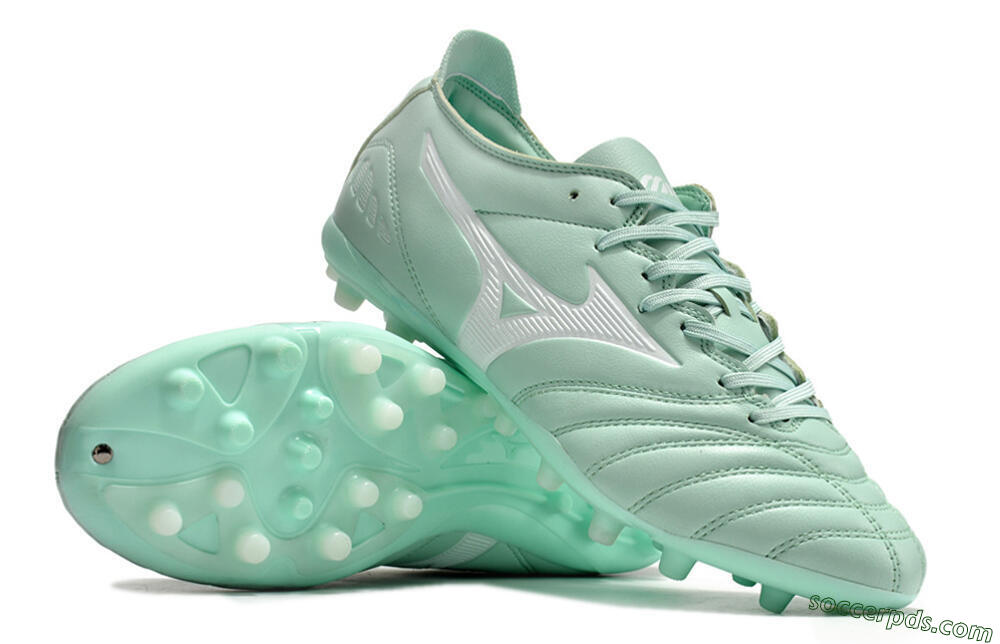 Mizuno Morelia Neo AG Low-Tops Football Boots - Green 3