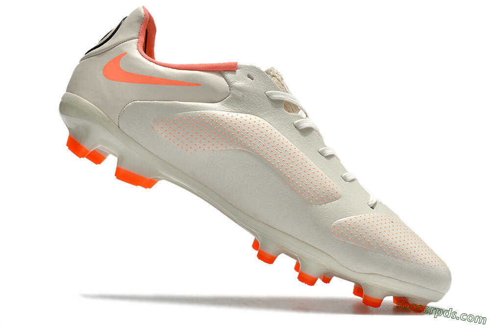 Nike Tiempo Legend 9 Elite FG Low-Tops Football Boots - White/Yellow 7
