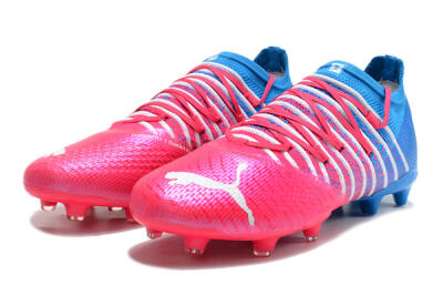 Puma Future Z 1.3 FG Low-Tops Football Boots - Pink/Blue/White