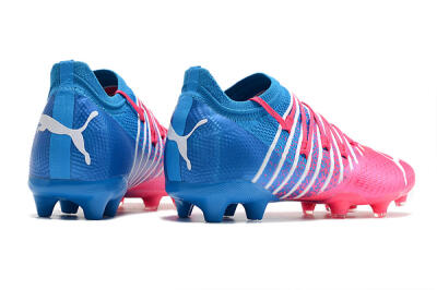 Puma Future Z 1.3 FG Low-Tops Football Boots - Pink/Blue/White