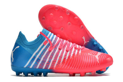 Puma Future Z 1.3 Instinct MG Low-Tops Football Boots - Pink/Blue/White