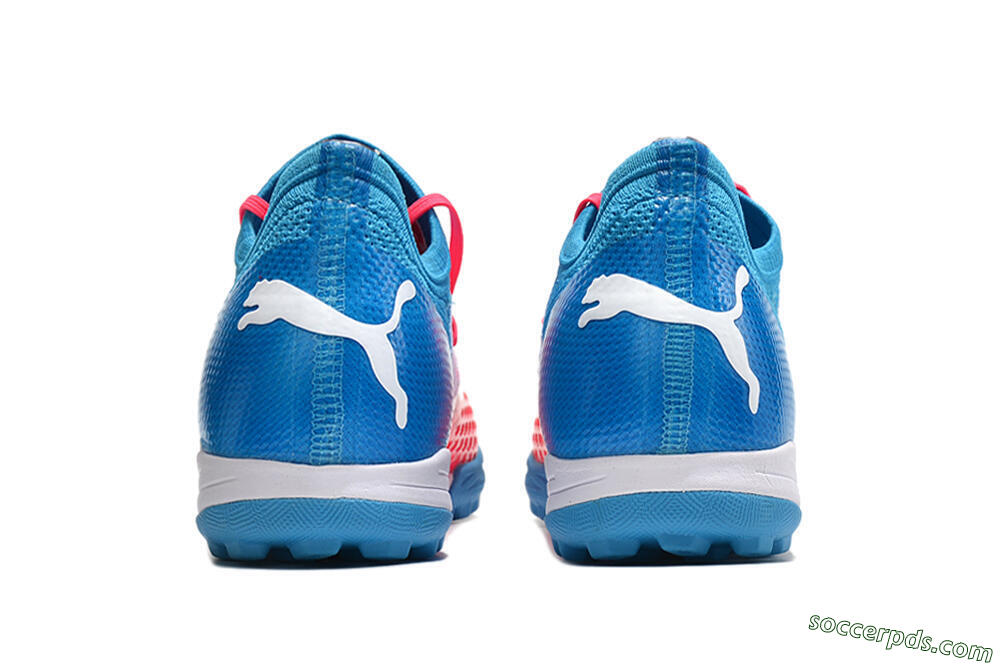 Puma Future Z 1.3 Instinct TF Low-Tops Football Shoes - Pink/Blue/White 5