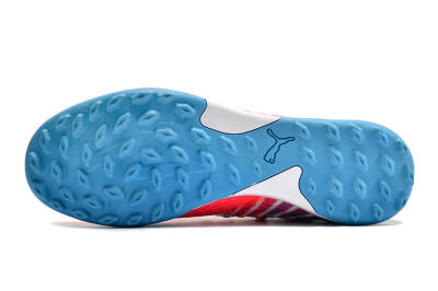 Puma Future Z 1.3 Instinct TF Low-Tops Football Shoes - Pink/Blue/White