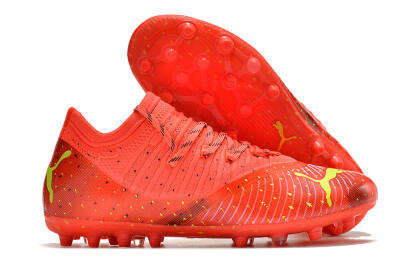 Puma Future Z 1.3 Instinct MG Low-Tops Football Boots - Orange/Yellow/Black