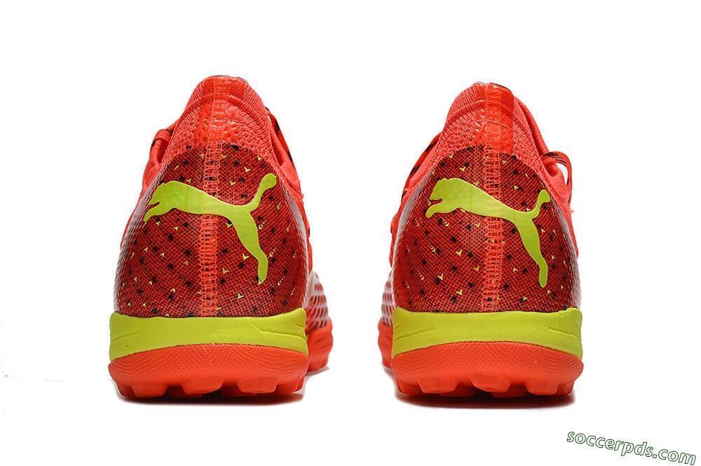 Puma Future Z 1.3 Instinct TF Low-Tops Football Shoes - Orange/Yellow 5