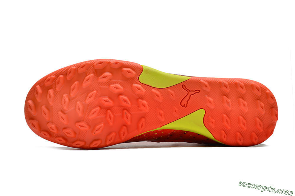 Puma Future Z 1.3 Instinct TF Low-Tops Football Shoes - Orange/Yellow 6