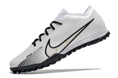 Nike Mercurial Vapor 15 Elite TF Low-Tops Football Shoes - White/Black