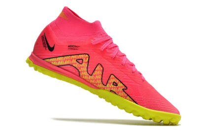 Nike Mercurial Superfly 9 Elite TF High-Tops Football Shoes - Pink/Yellow