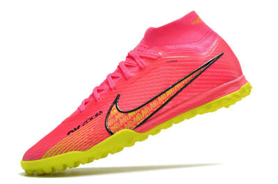 Nike Mercurial Superfly 9 Elite TF High-Tops Football Shoes - Pink/Yellow