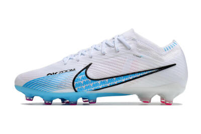 Nike Air Zoom Mercurial Vapor 15 Elite AG Low-Tops Football Boots - White/Blue
