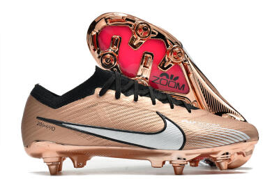 Nike Zoom Mercurial Vapor 15 Elite SG Low-Tops Football Boots - Gold/White