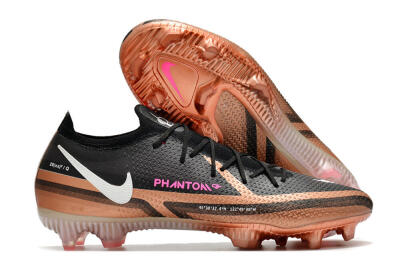 Nike Phantom GT Elite FG Low-Tops Football Boots - Black/Gold/White
