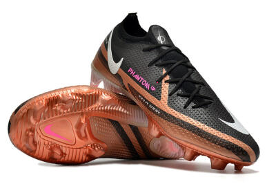 Nike Phantom GT Elite FG Low-Tops Football Boots - Black/Gold/White