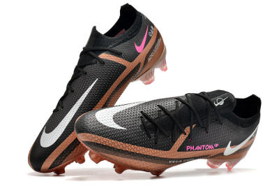 Nike Phantom GT Elite FG Low-Tops Football Boots - Black/Gold/White