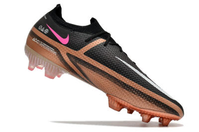 Nike Phantom GT Elite FG Low-Tops Football Boots - Black/Gold/White