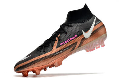 Nike Phantom GT 2 DF Elite FG High-Tops Football Boots - Black/Gold/White