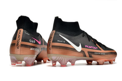Nike Phantom GT 2 DF Elite FG High-Tops Football Boots - Black/Gold/White