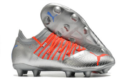 Puma Future Z 1.3 Instinct FG Low-Tops Football Boots - Silver/Blue