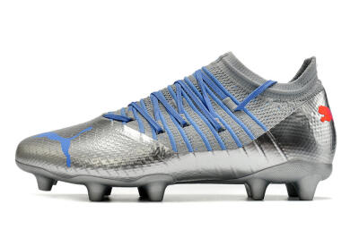 Puma Future Z 1.3 Instinct FG Low-Tops Football Boots - Silver/Blue