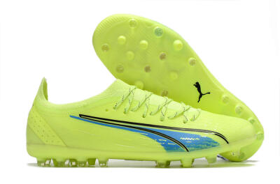 Puma Ultra Ultimate MG Low-Tops Football Boots - Green/Blue/Black