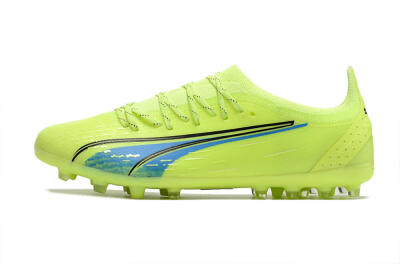 Puma Ultra Ultimate MG Low-Tops Football Boots - Green/Blue/Black