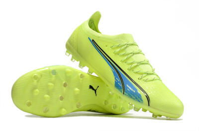 Puma Ultra Ultimate MG Low-Tops Football Boots - Green/Blue/Black