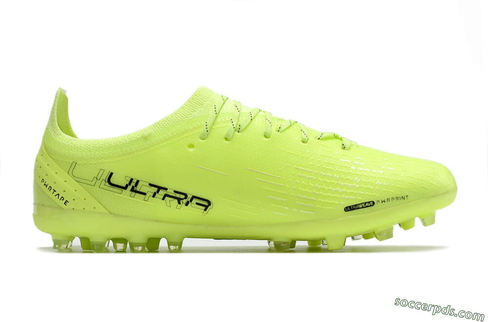 Puma Ultra Ultimate MG Low-Tops Football Boots - Green/Blue/Black 4