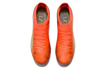 Puma Ultra Ultimate MG Low-Tops Football Boots - Red/Yellow