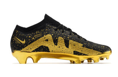 Nike Air Zoom Mercurial Vapor 15 Elite FG Low-Tops Football Boots - Black/Gold