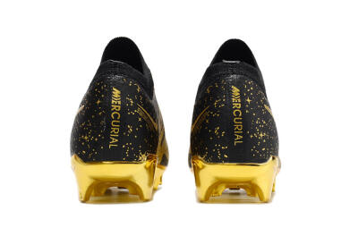 Nike Air Zoom Mercurial Vapor 15 Elite FG Low-Tops Football Boots - Black/Gold