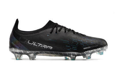 Puma Ultra Ultimate FG Low-Tops Football Boots - Black/White/Blue