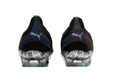Puma Ultra Ultimate FG Low-Tops Football Boots - Black/White/Blue
