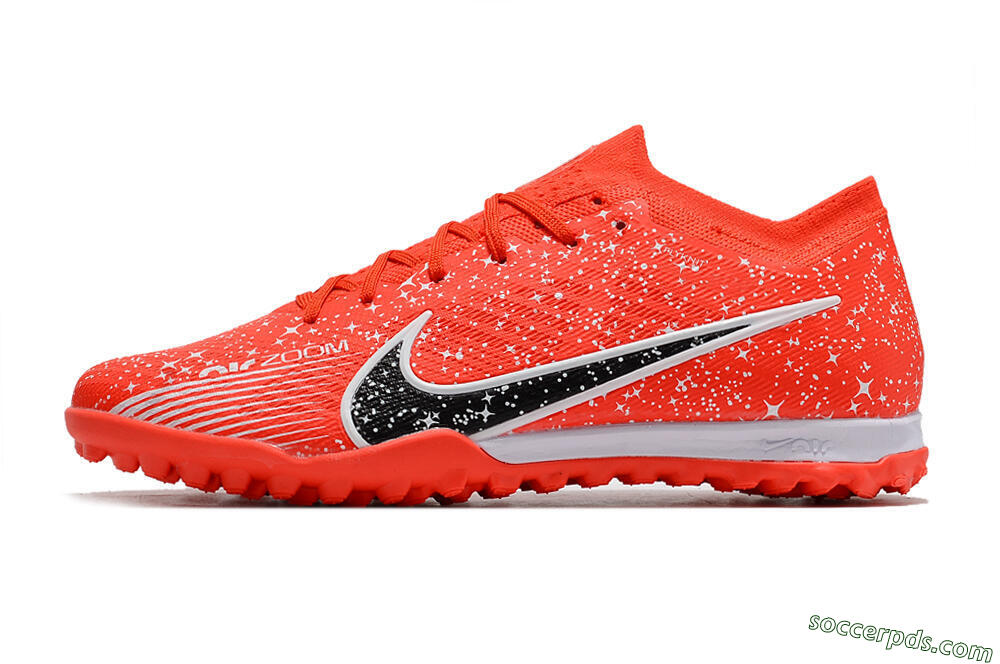 Nike Air Zoom Mercurial Vapor 15 Elidte TF Low-Tops Football Shoes - Red/Black/White 2