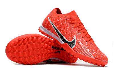 Nike Air Zoom Mercurial Vapor 15 Elidte TF Low-Tops Football Shoes - Red/Black/White