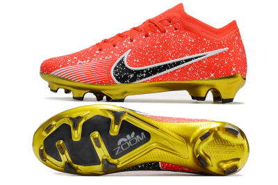 Nike Air Zoom Mercurial Vapor 15 Elite FG Low-Tops Football Boots - Red/Black/White