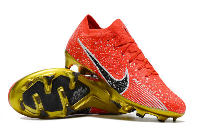 Nike Air Zoom Mercurial Vapor 15 Elite FG Low-Tops Football Boots - Red/Black/White