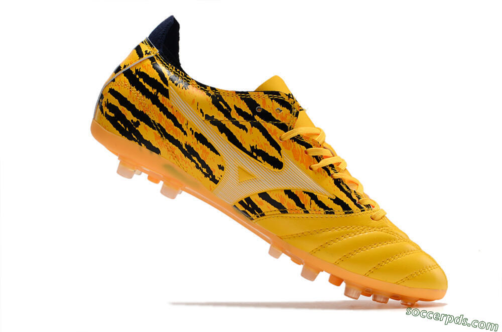Mizuno Morelia Neo AG Low-Tops Football Boots - Yellow/Black 4