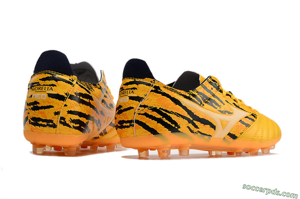 Mizuno Morelia Neo AG Low-Tops Football Boots - Yellow/Black 6