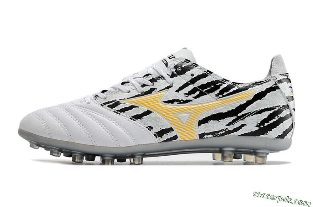 Mizuno Morelia Neo AG Low-Tops Football Boots - White/Black 2