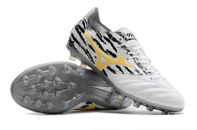 Mizuno Morelia Neo AG Low-Tops Football Boots - White/Black