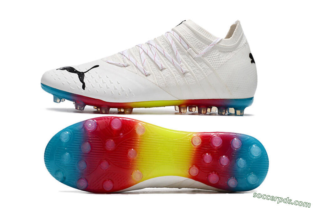 Puma Future Z 1.3 Instinct MG Low-Tops Football Boots - White/Black 0