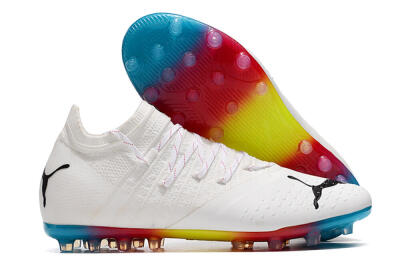 Puma Future Z 1.3 Instinct MG Low-Tops Football Boots - White/Black