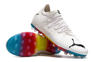 Puma Future Z 1.3 Instinct MG Low-Tops Football Boots - White/Black